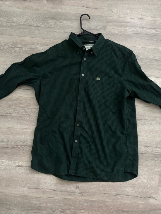 Lacoste Other - Lacoste Dark Green Button-Down Casual Shirt